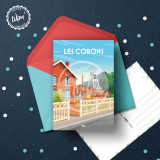 carte-postale-bassin-minier-les-corons-10x15cm-8289